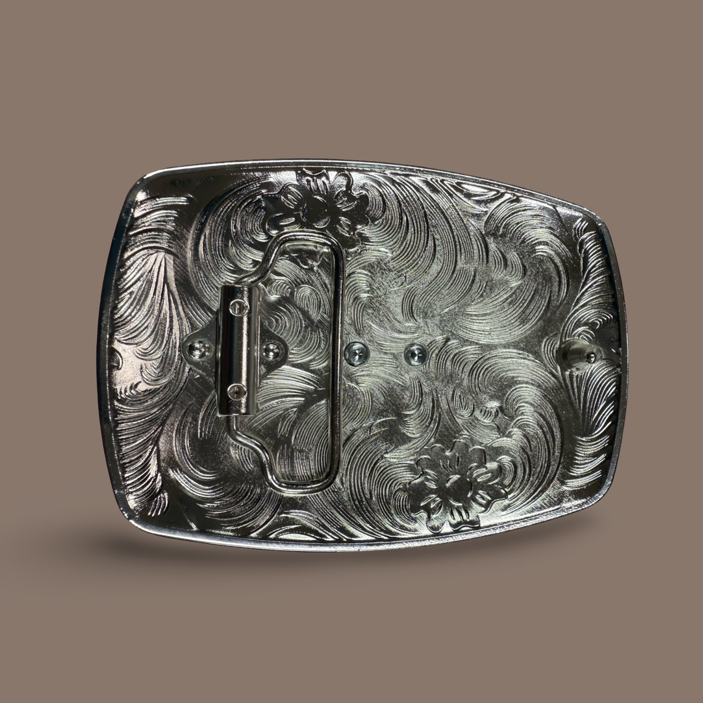 Hebilla Vaquera de San Judas Tadeo Estilo Western