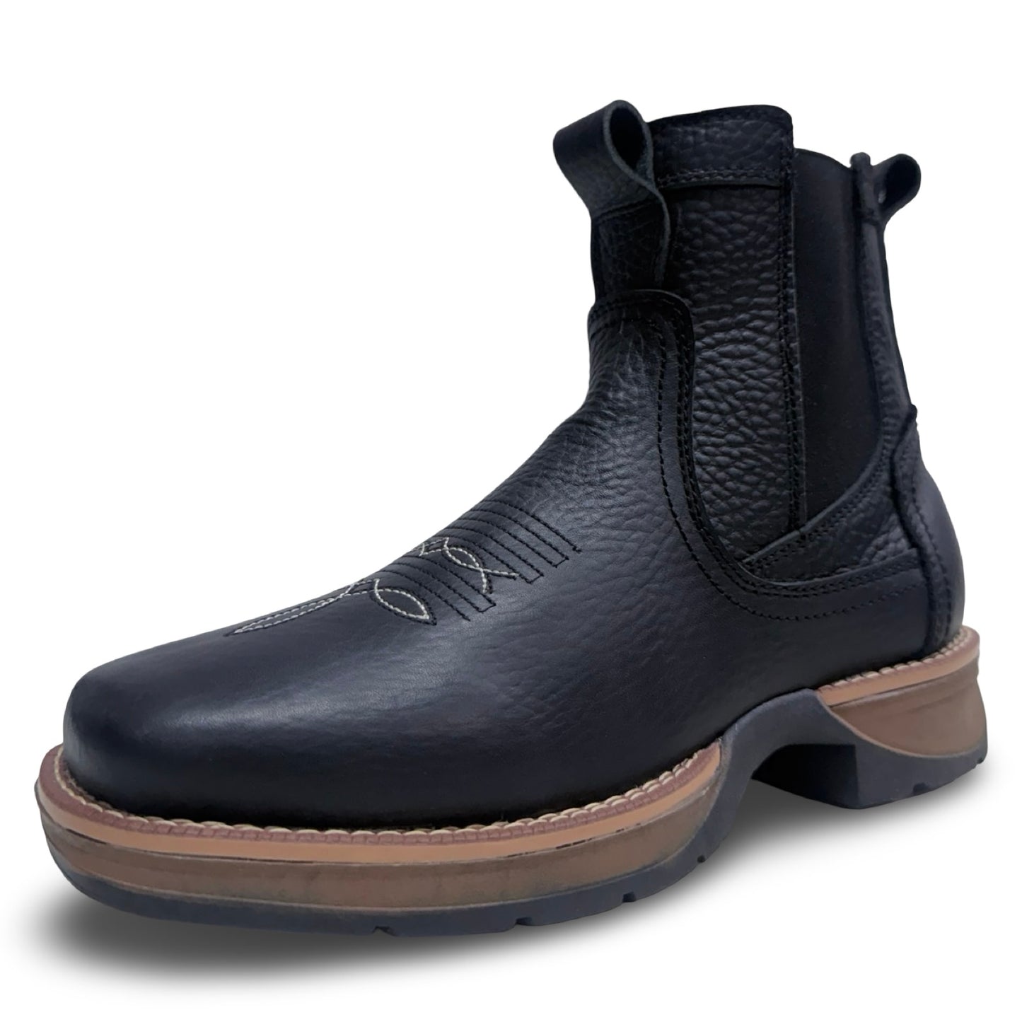 Men’s Pull-On Work Boots – Western Style & Long Lasting