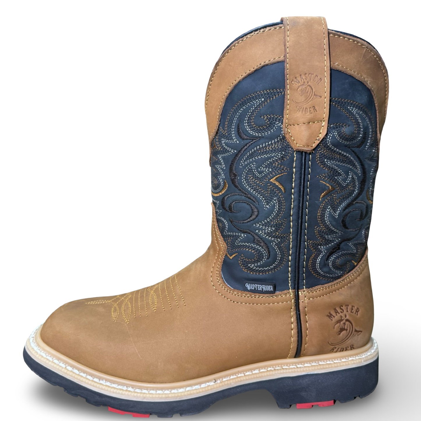 Men’s Crazy Camel Work Boots – Soft Leather, No Safety Toe