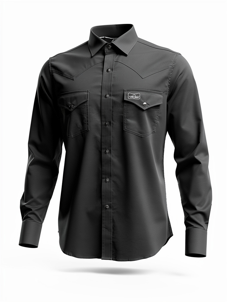 Montero Black Cowboy Style Shirt