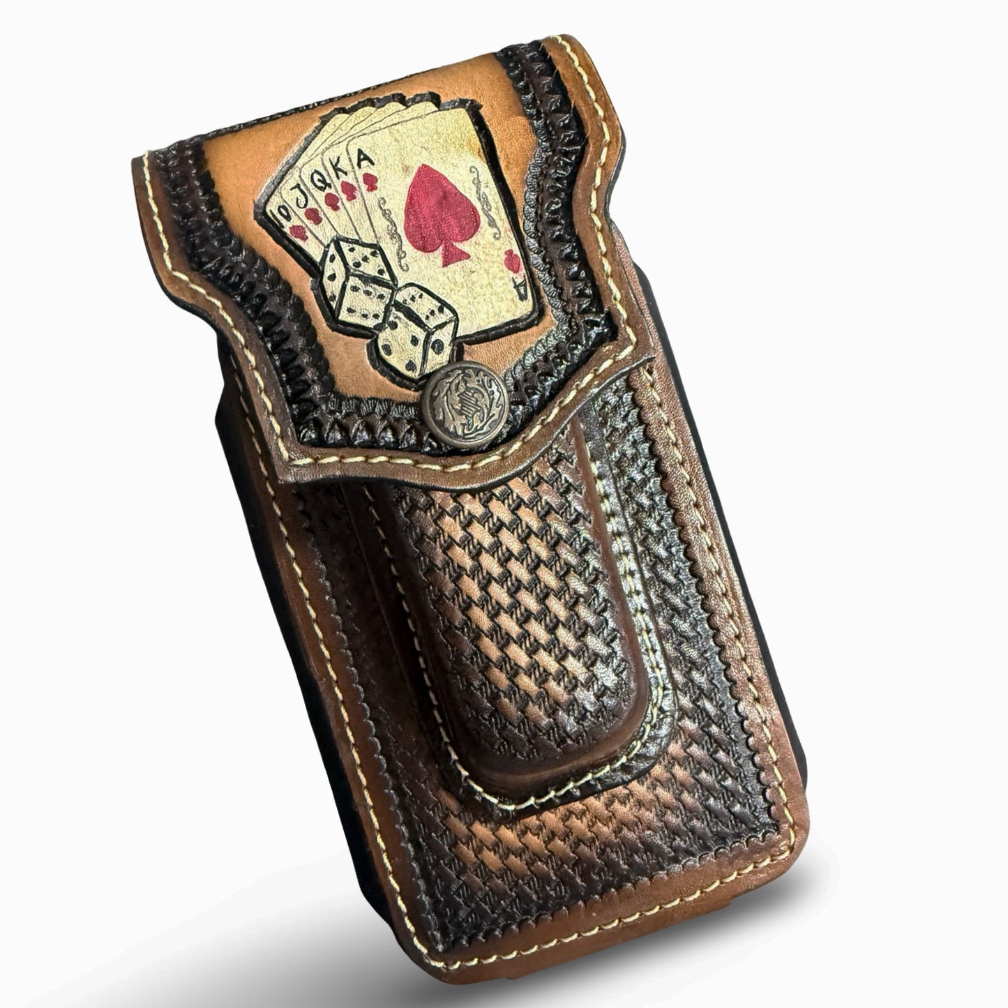 Western Leather Phone Case – Cowboy Style Protective Cover