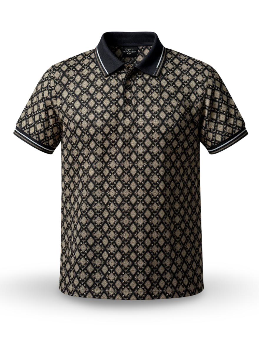 Lamazini Black Western Graphic Tee