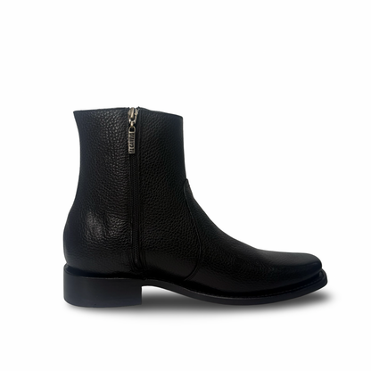 El Canelo Premium Black Double-Zip Boot