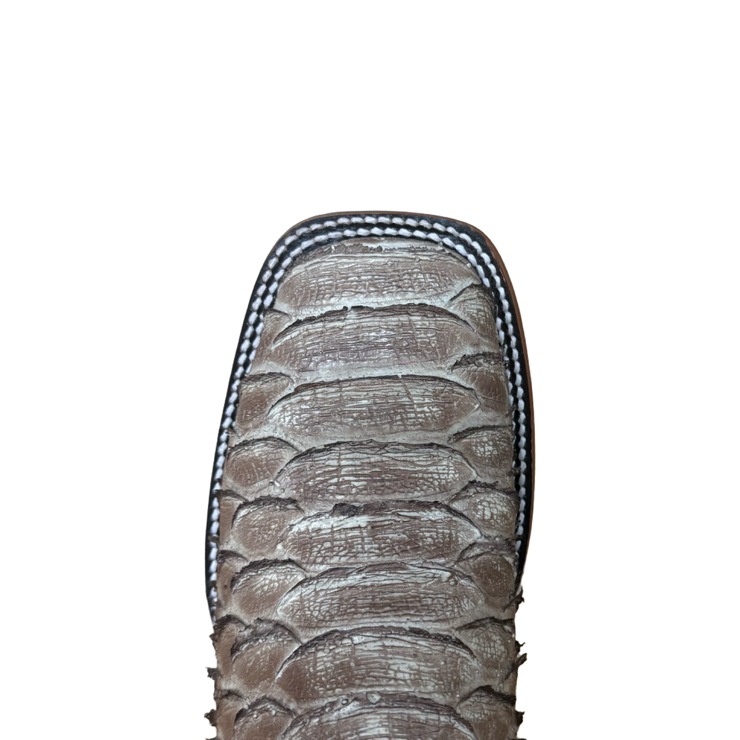 Master Rider Desert-Style Python Print Cowboy Boots