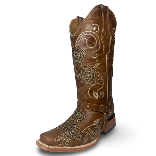 Cowgirl Boots – Laser Cut Detailing and Stylish Finish