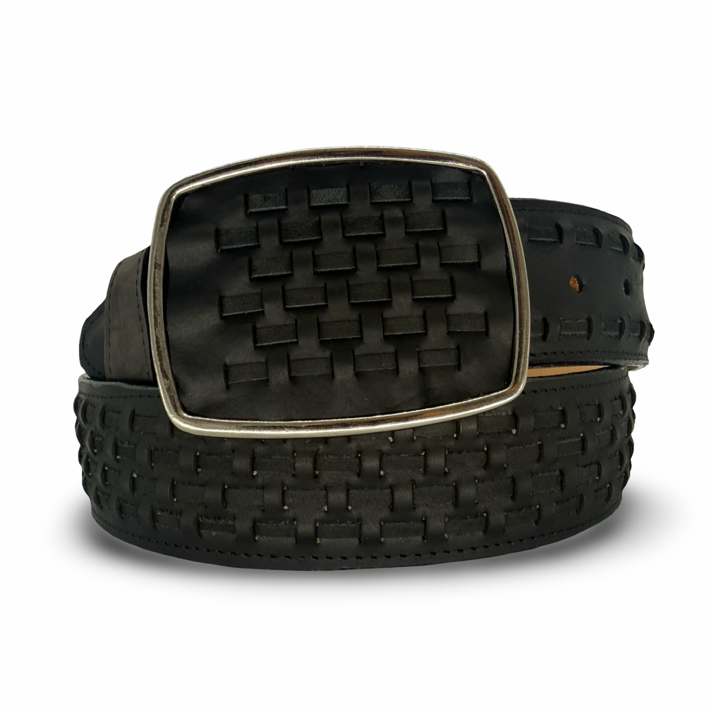 Black Woven Cuadra Style Belt
