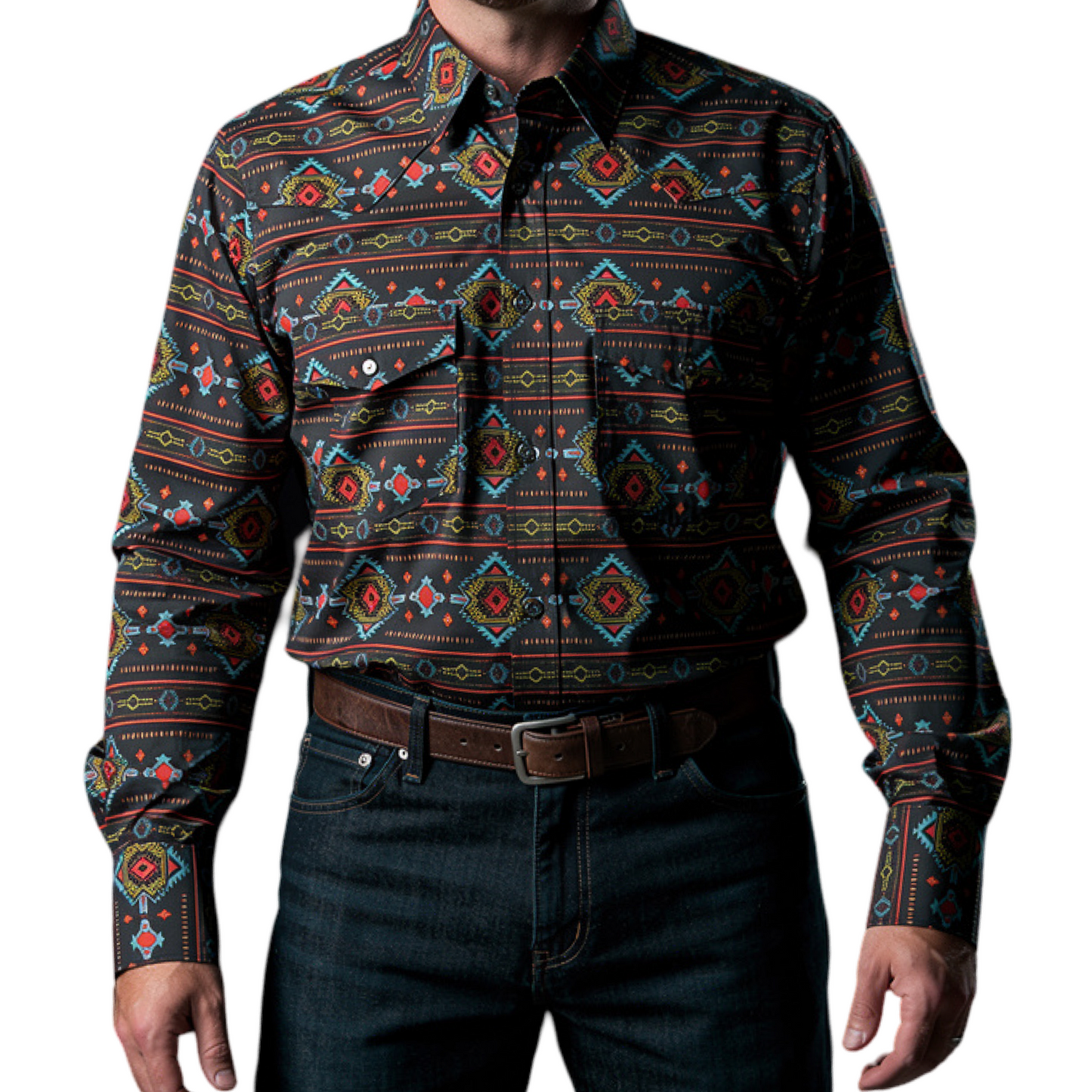 Montero Black Designer Cowboy Shirt