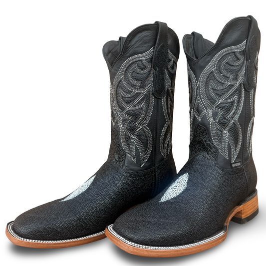 Men’s Western Manta Finish Square Toe Boots