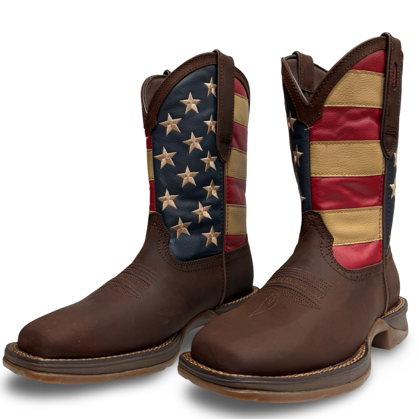 Durango Men’s Rebel Patriotic Pull-On Flag Boots DB5554