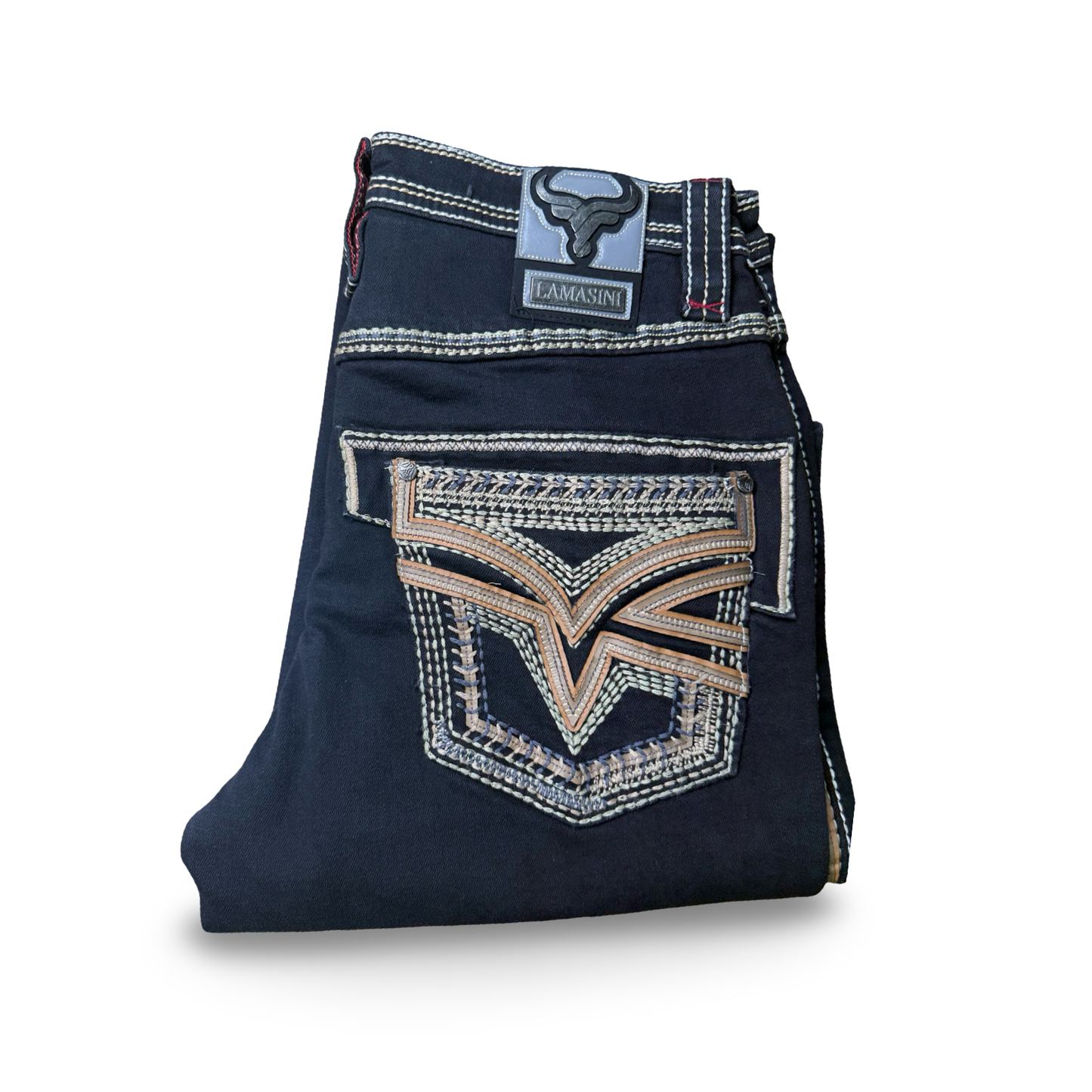 Lamasini Premium Black Stretch Bootcut Denim