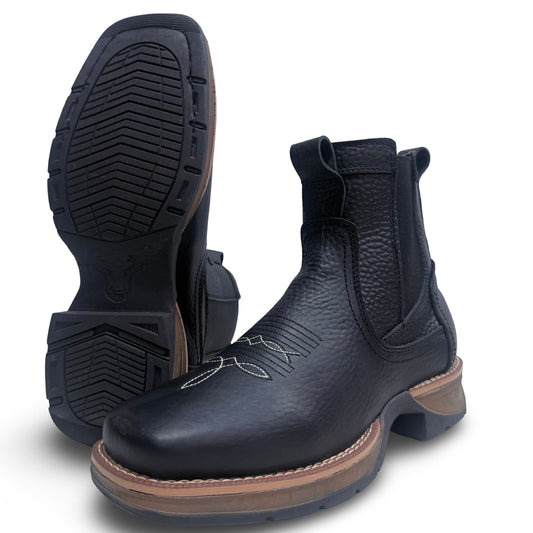 Men’s Pull-On Work Boots – Western Style & Long Lasting