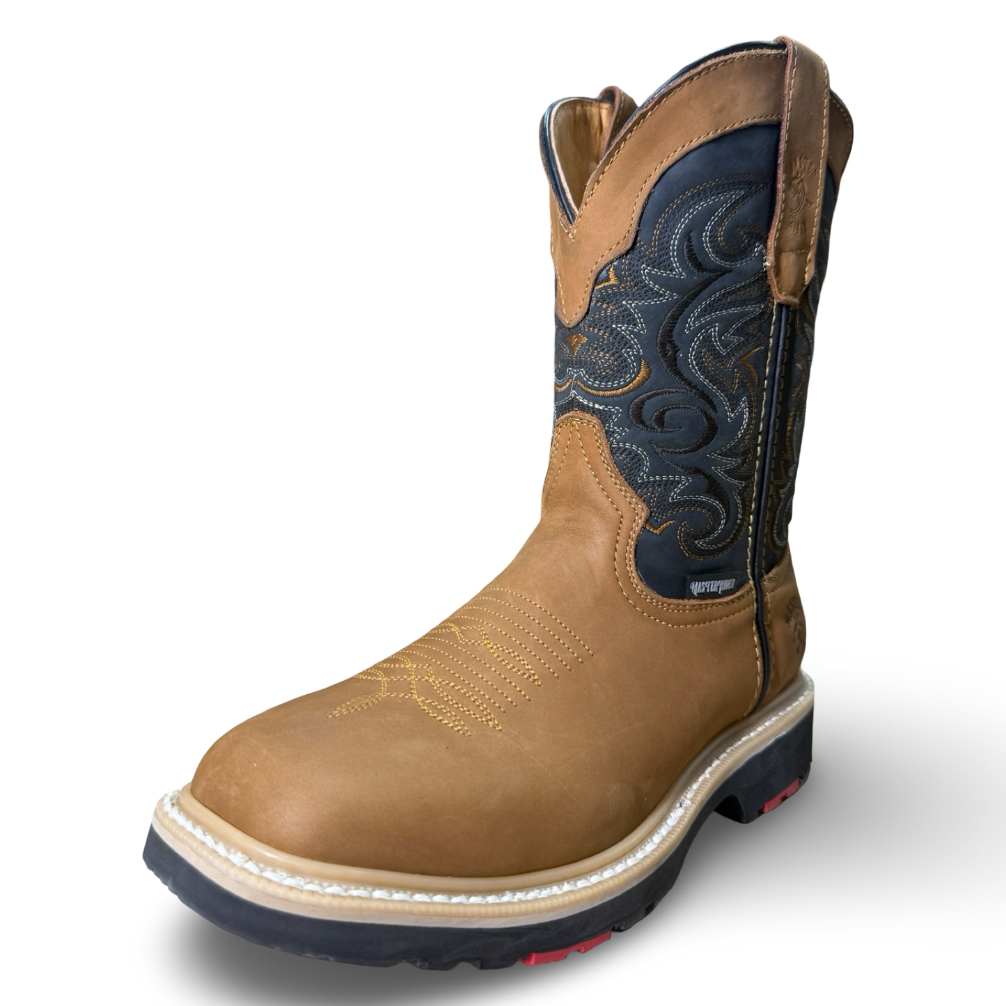 Men’s Crazy Camel Work Boots – Soft Leather, No Safety Toe