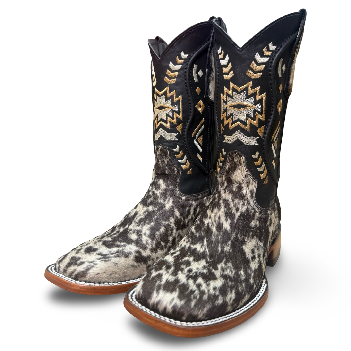 Cowhide Hair-On Boots – Each Pair Is Unique