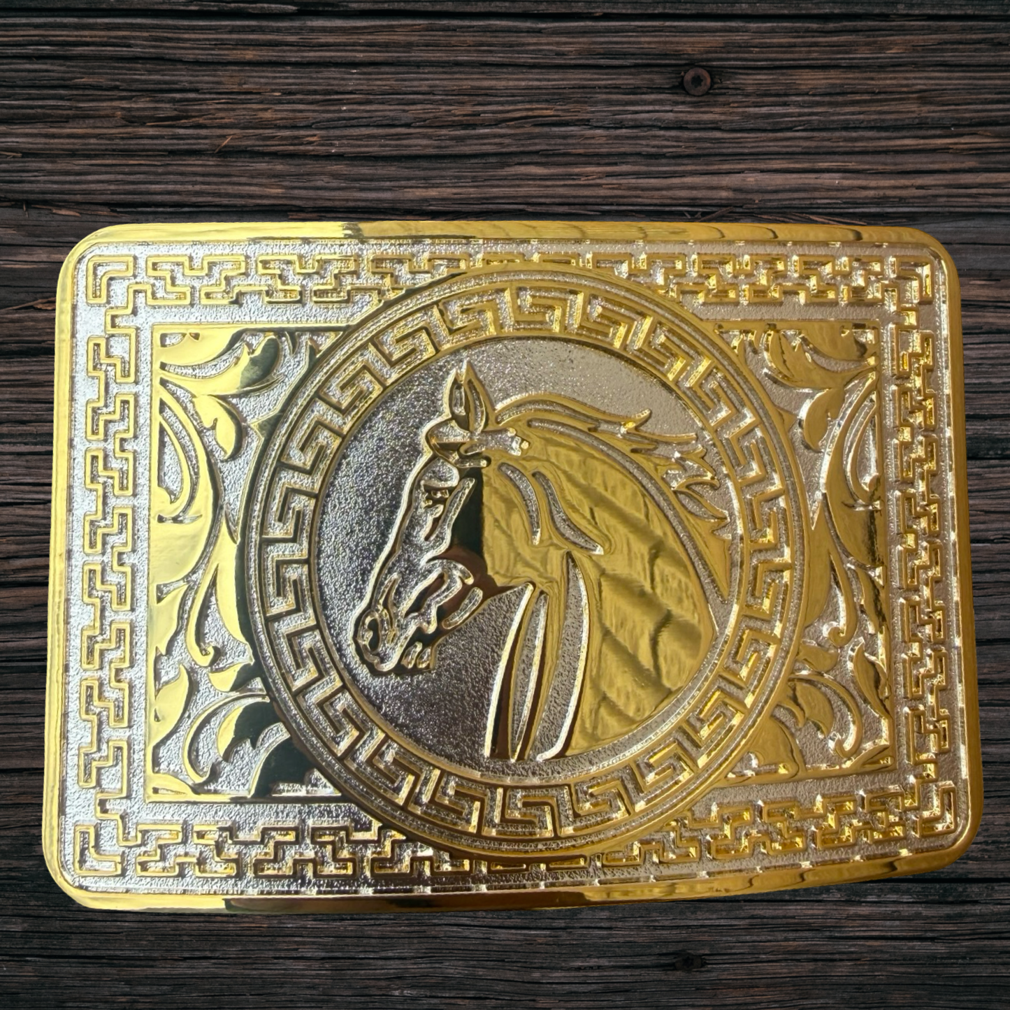 Hebilla Vaquera Silver Estilo Western