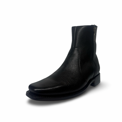 El Canelo Premium Black Double-Zip Boot