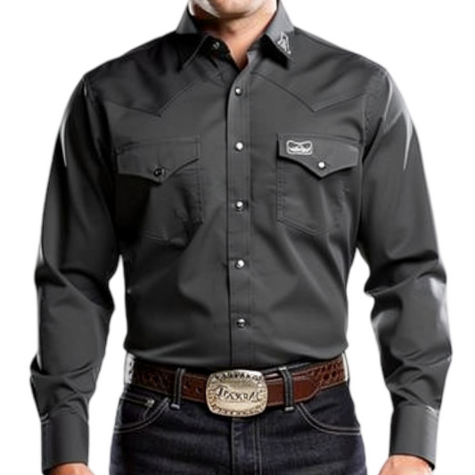 Montero Black Cowboy Style Shirt