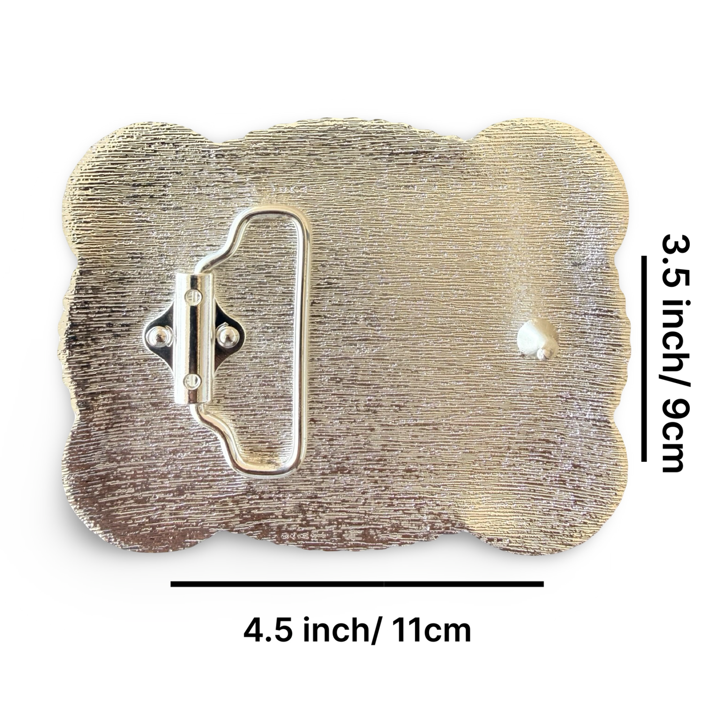 Black & Silver Western Belt Buckle