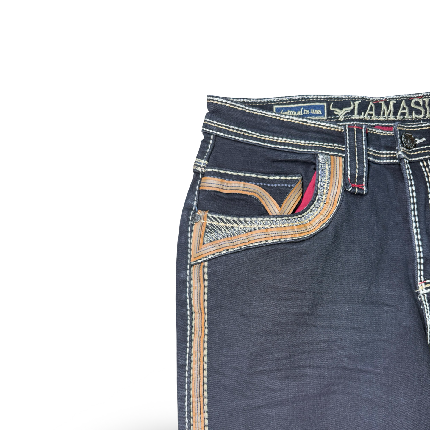 Lamasini Premium Black Stretch Bootcut Denim