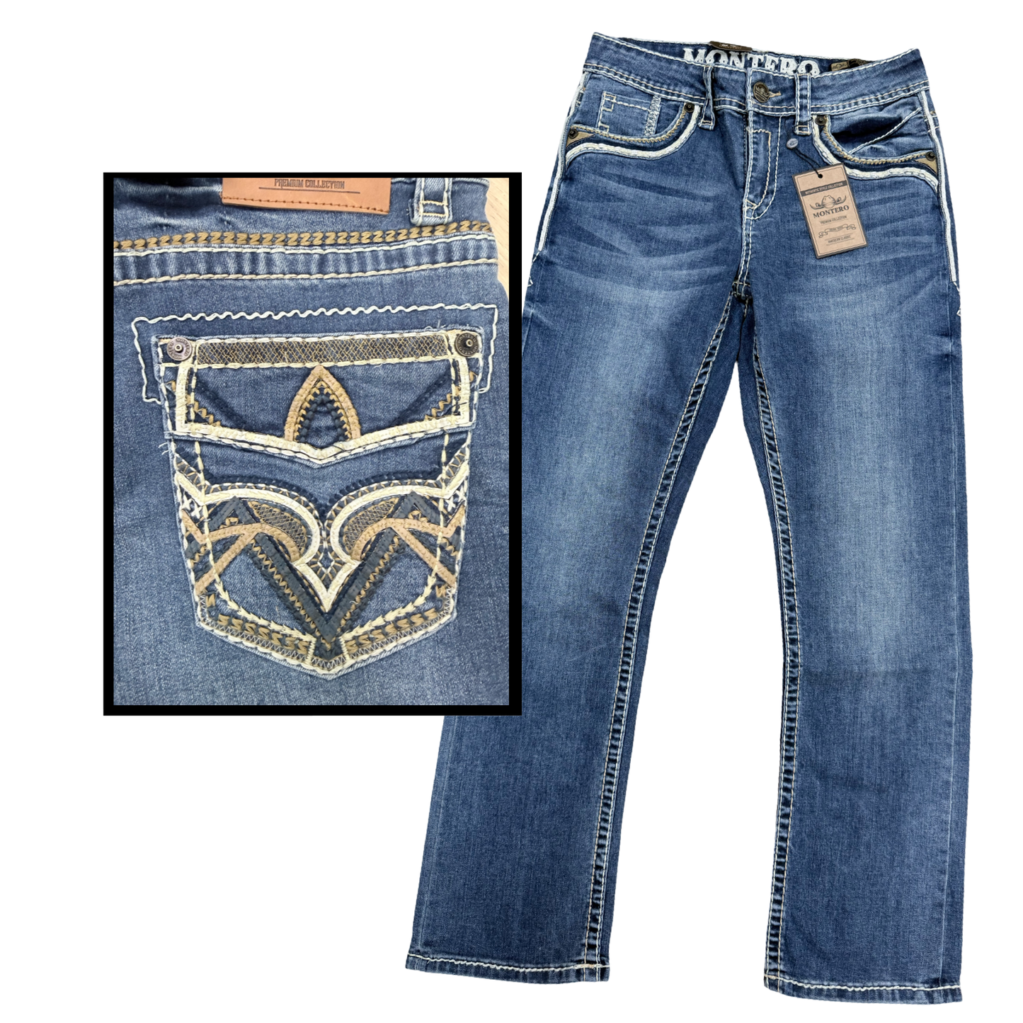 Jeans Modern Boot Cut Med. Blue