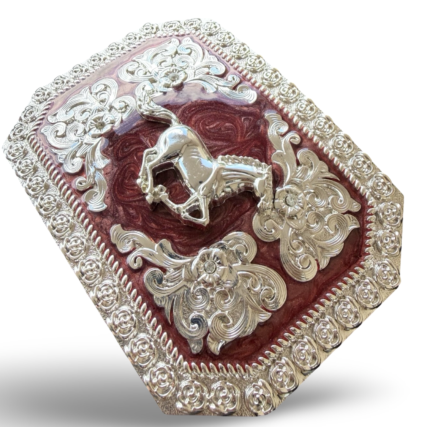 Western Horse Belt Buckle