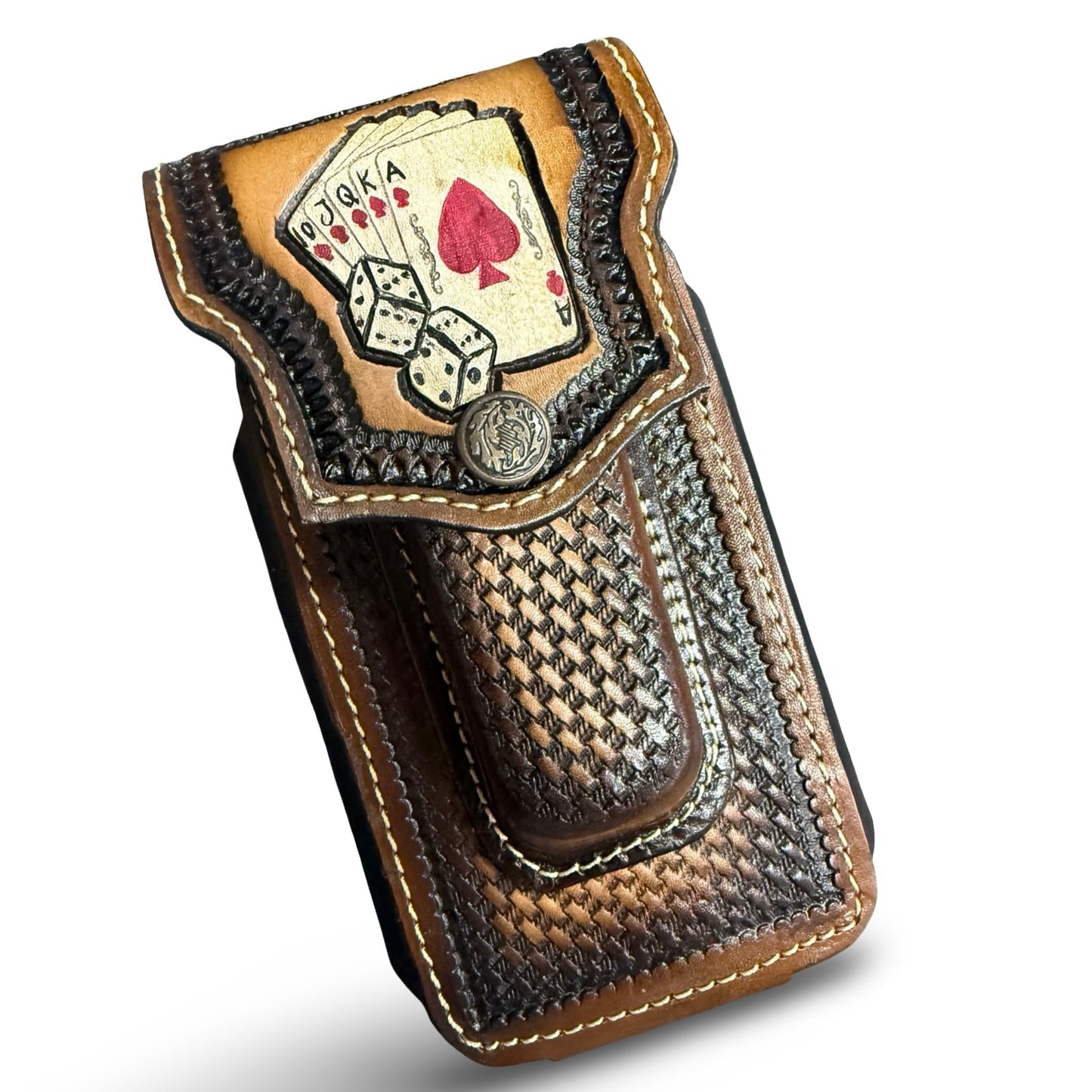 Western Leather Phone Case – Cowboy Style Protective Cover