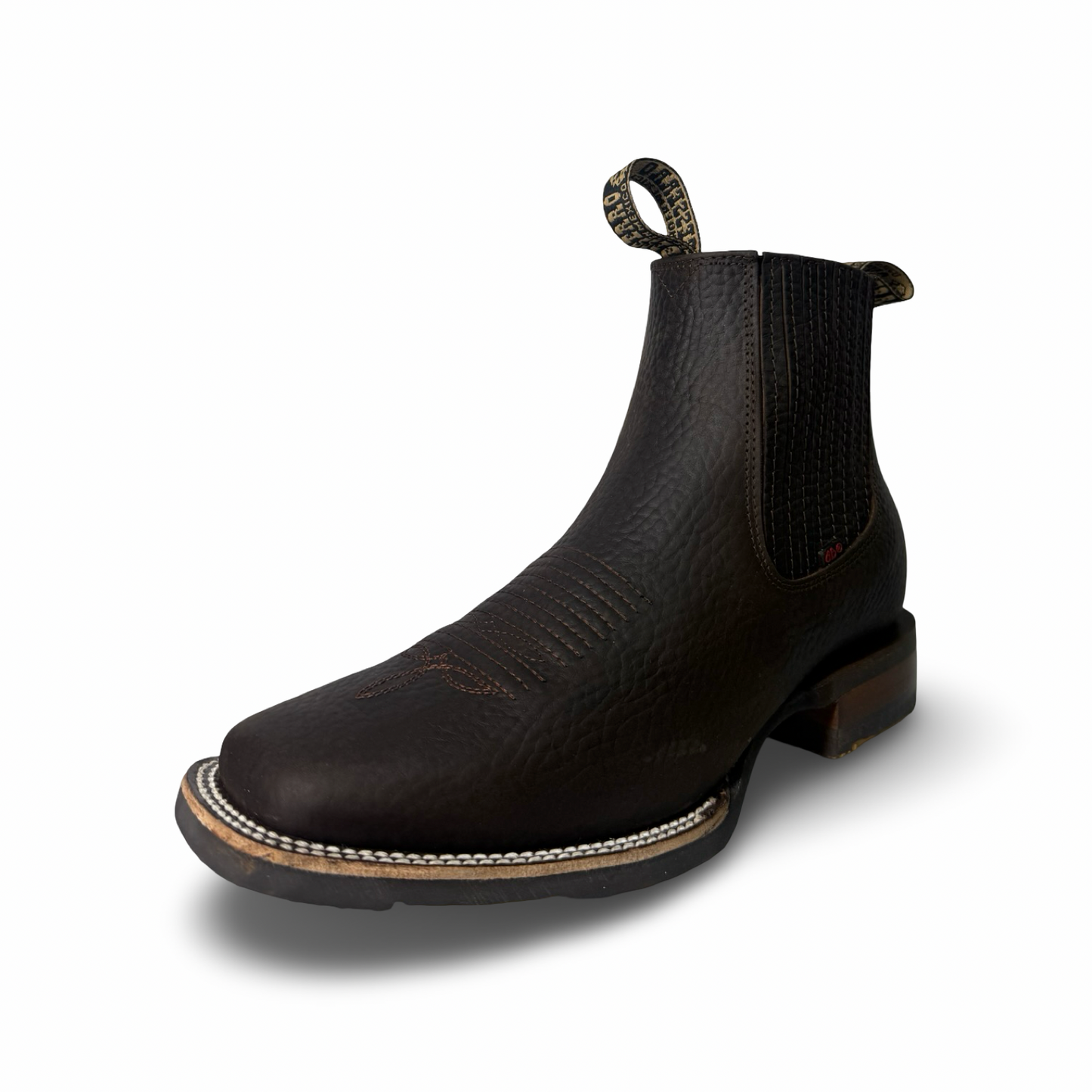 Becerro-Rhino Choco Rodeo Boots – Premium Calfskin Style