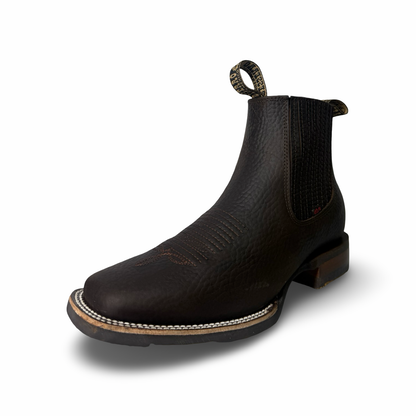 Becerro-Rhino Choco Rodeo Boots – Premium Calfskin Style