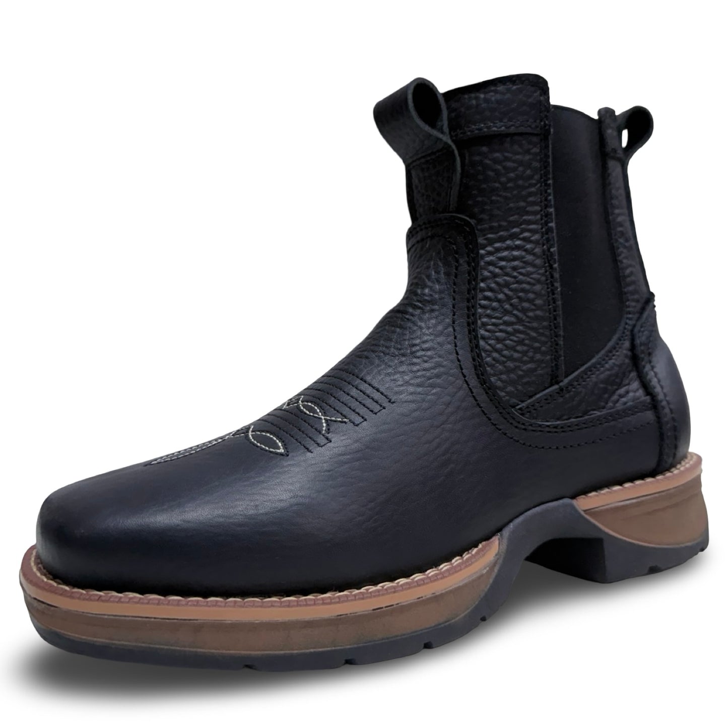 Men’s Pull-On Work Boots – Western Style & Long Lasting