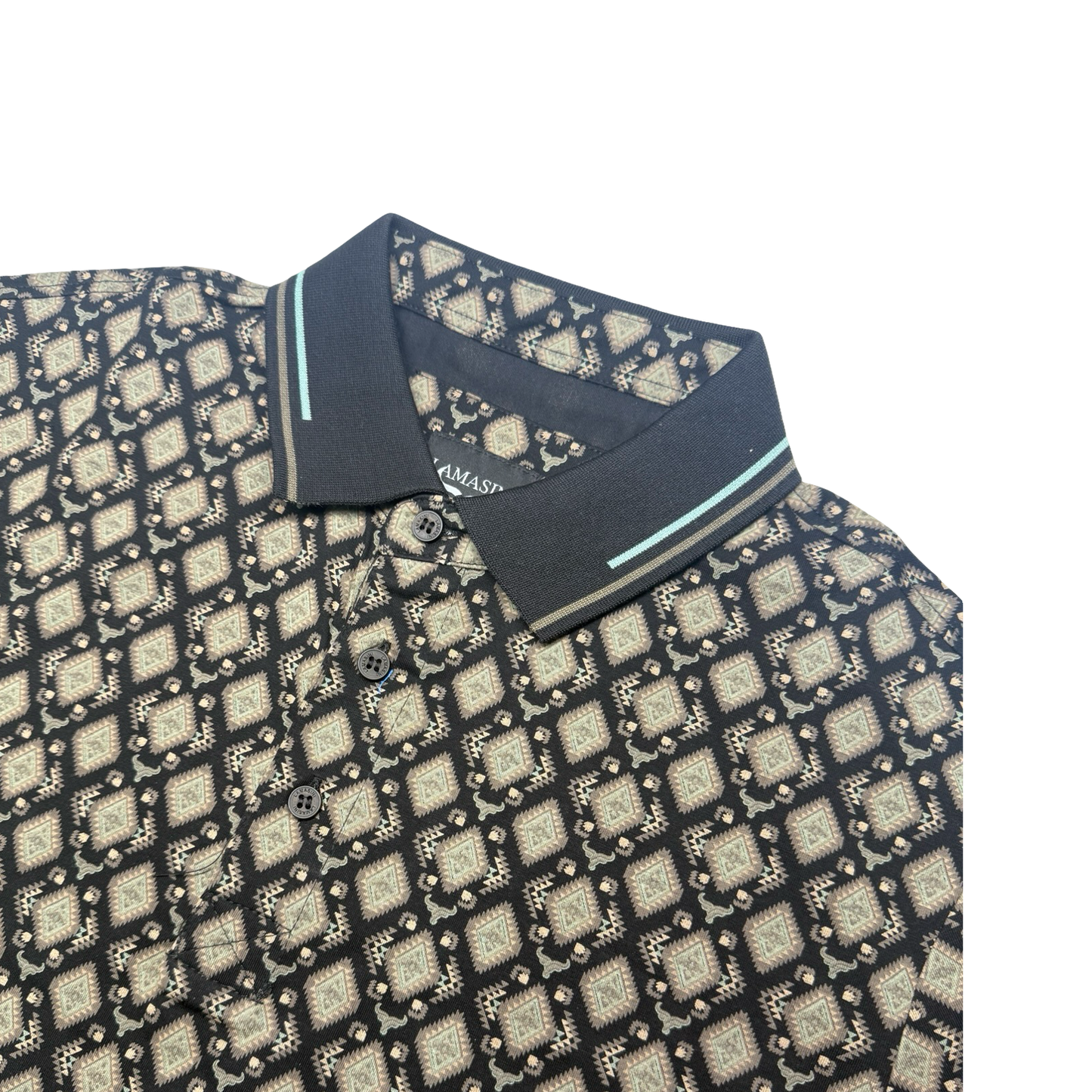 Lamazini Black Western Graphic Tee