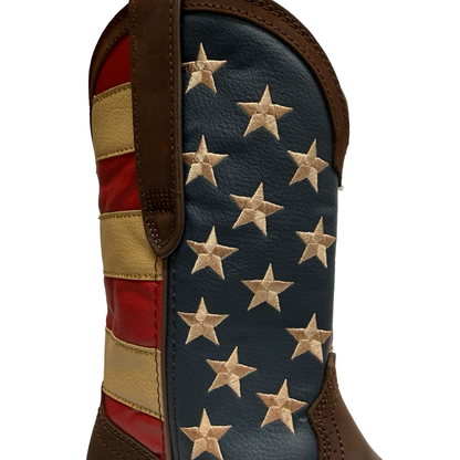 Durango Men’s Rebel Patriotic Pull-On Flag Boots DB5554