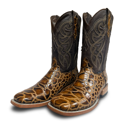 Rockem Honey Exotic Turtle-Print Cowboy Boots