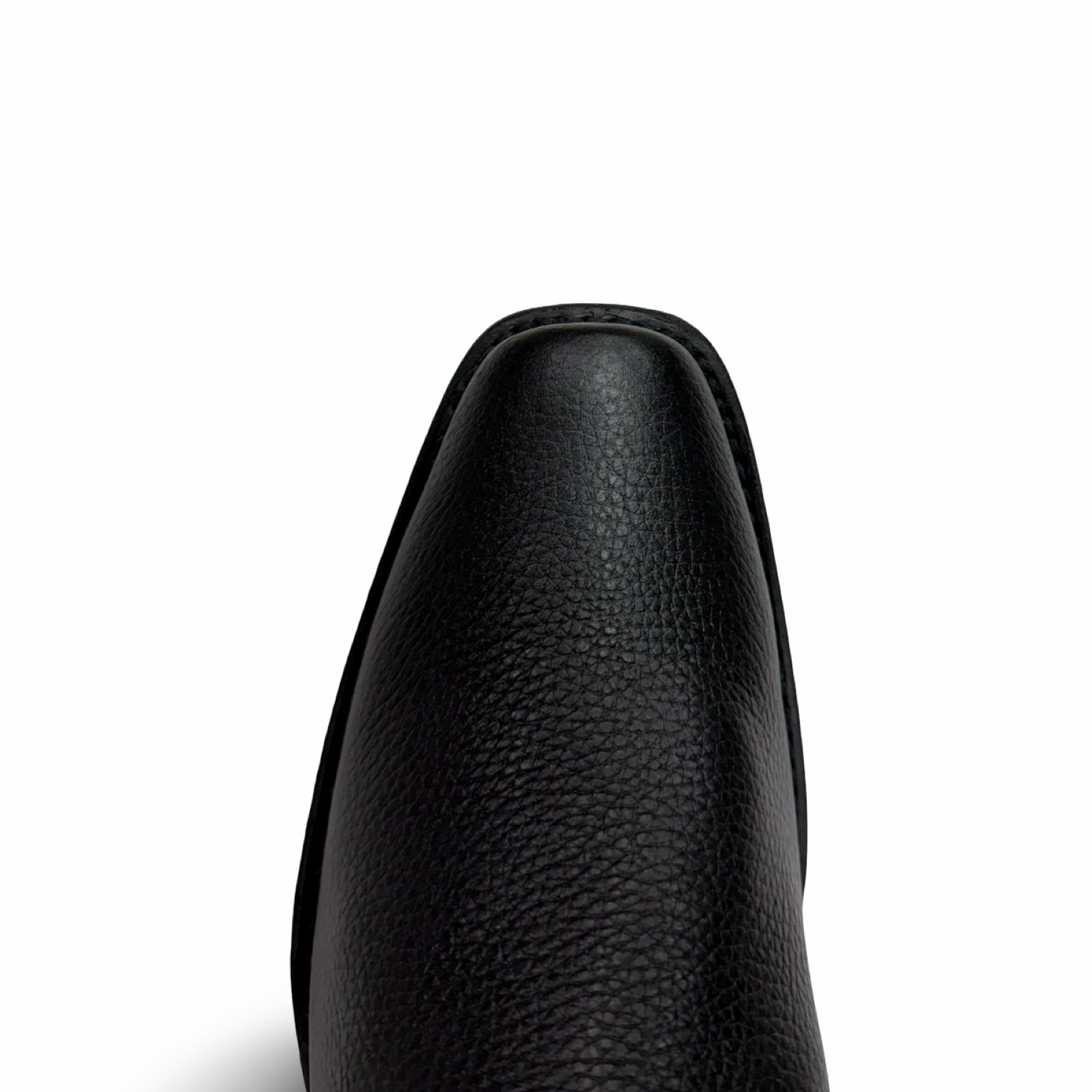 Black Dubai Style Western Boots with Zipper