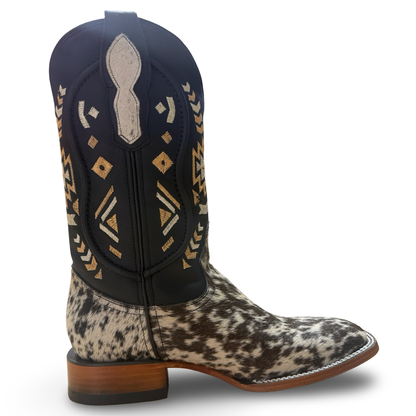 Cowhide Hair-On Boots – Each Pair Is Unique