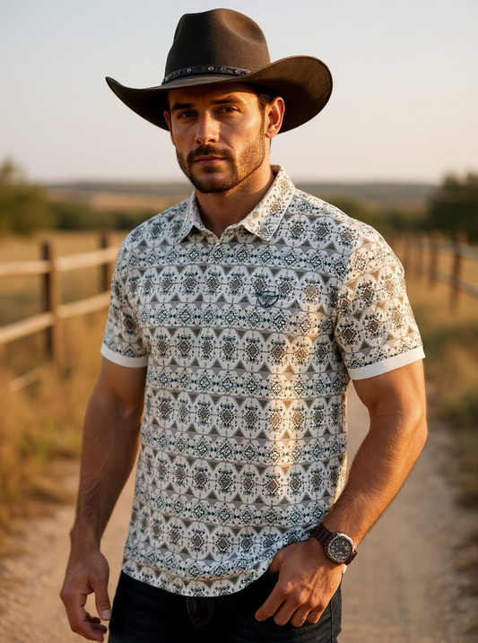 LAMASINI White T-Shirt – Classic Western Style