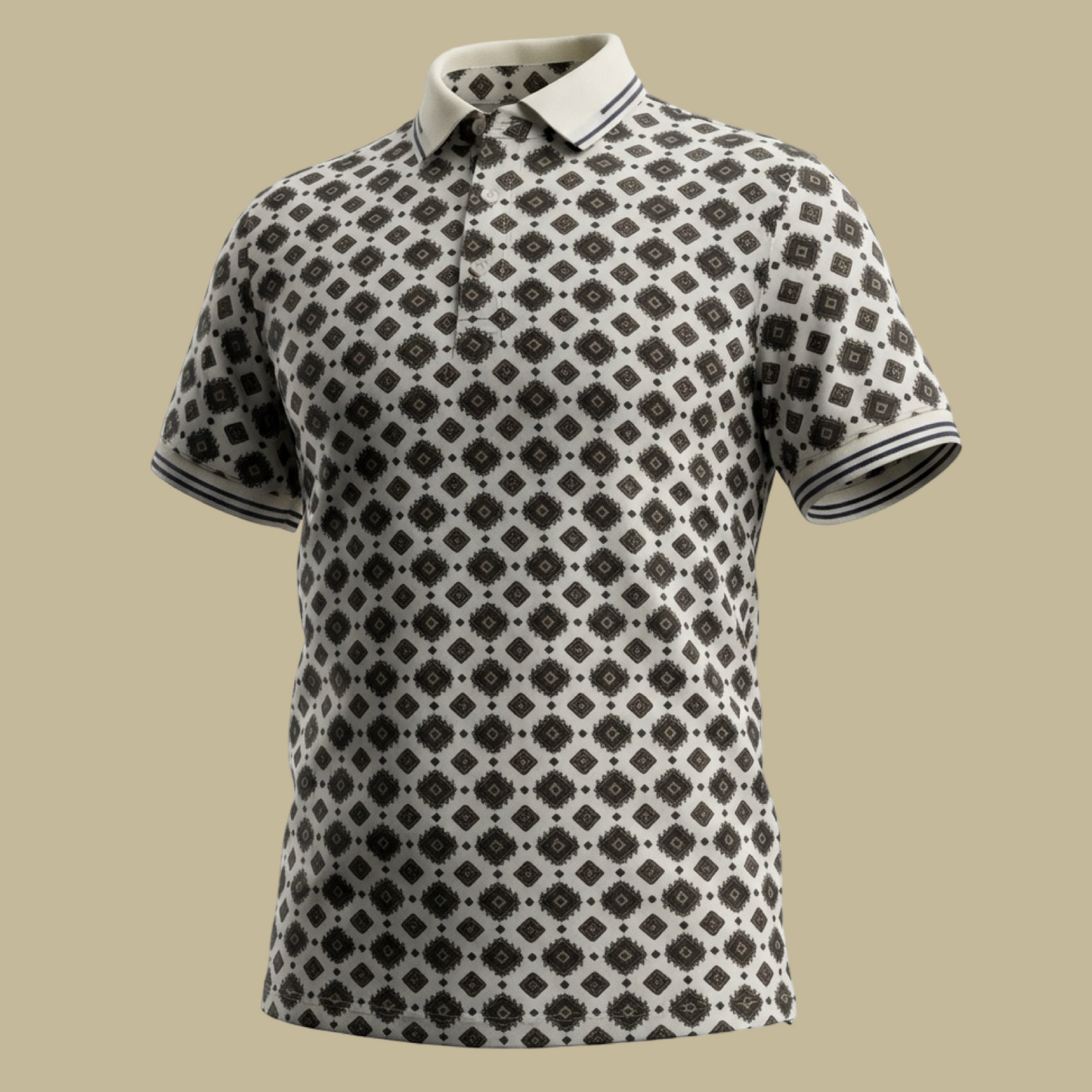 Lamasini Beige Western Graphic Tee