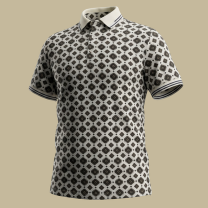 Lamasini Beige Western Graphic Tee