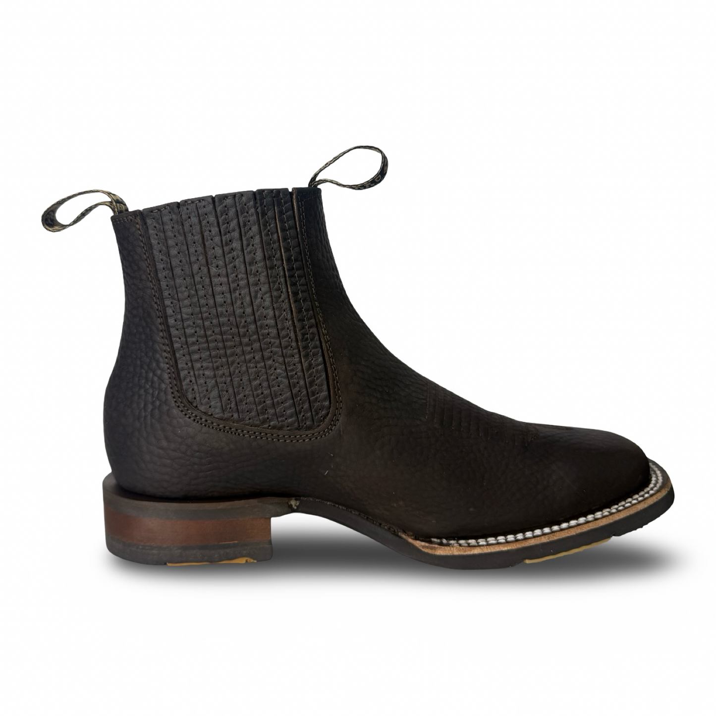 Becerro-Rhino Choco Rodeo Boots – Premium Calfskin Style
