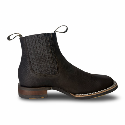 Becerro-Rhino Choco Rodeo Boots – Premium Calfskin Style