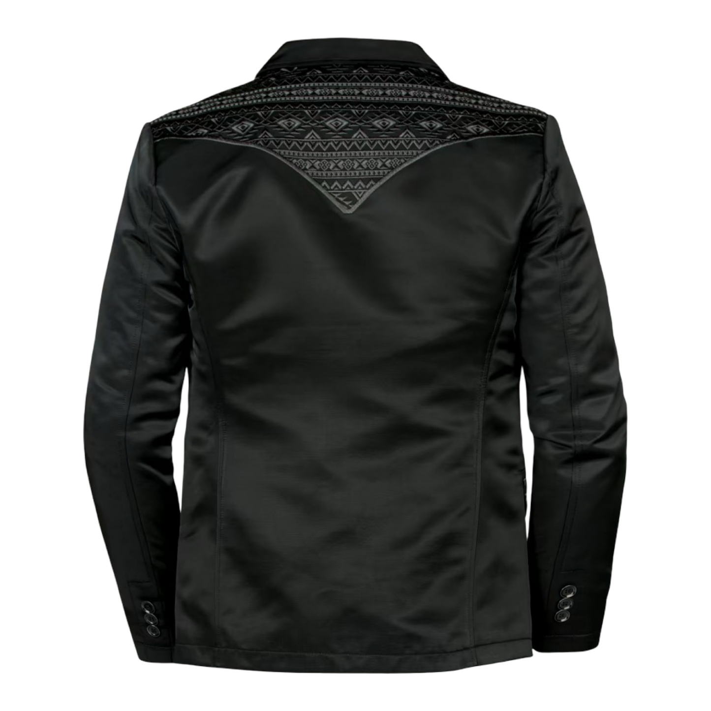 Men’s Black Ranch Blazer – Western Inspired Look