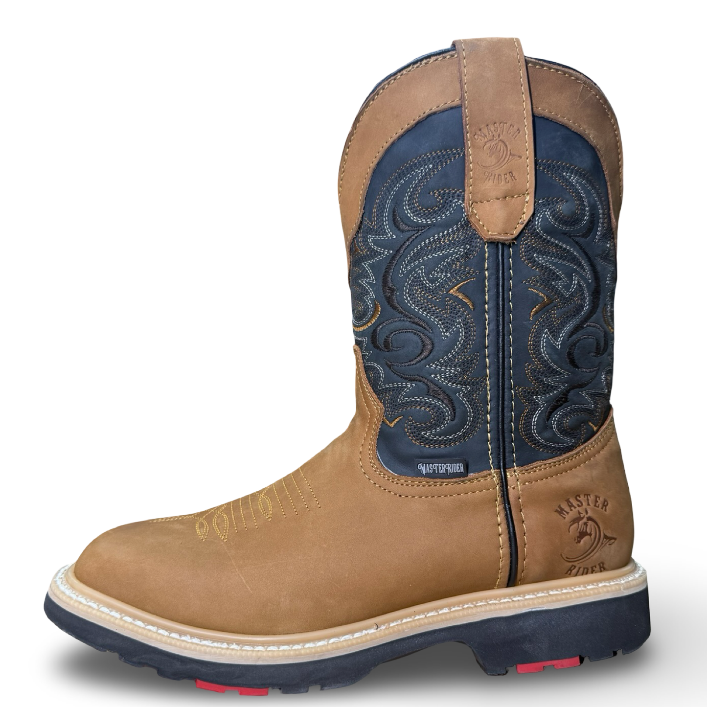 Men’s Crazy Camel Work Boots – Soft Leather, No Safety Toe