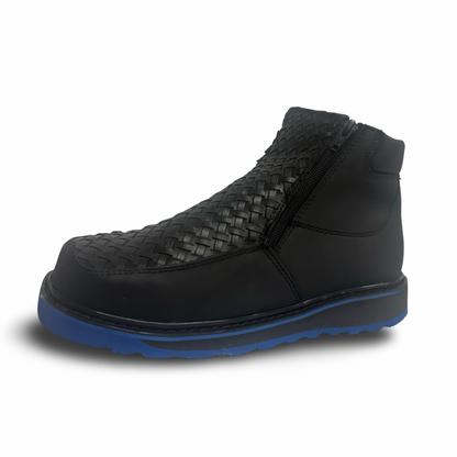 Blue Sole Dual-Zip Knit Walkers