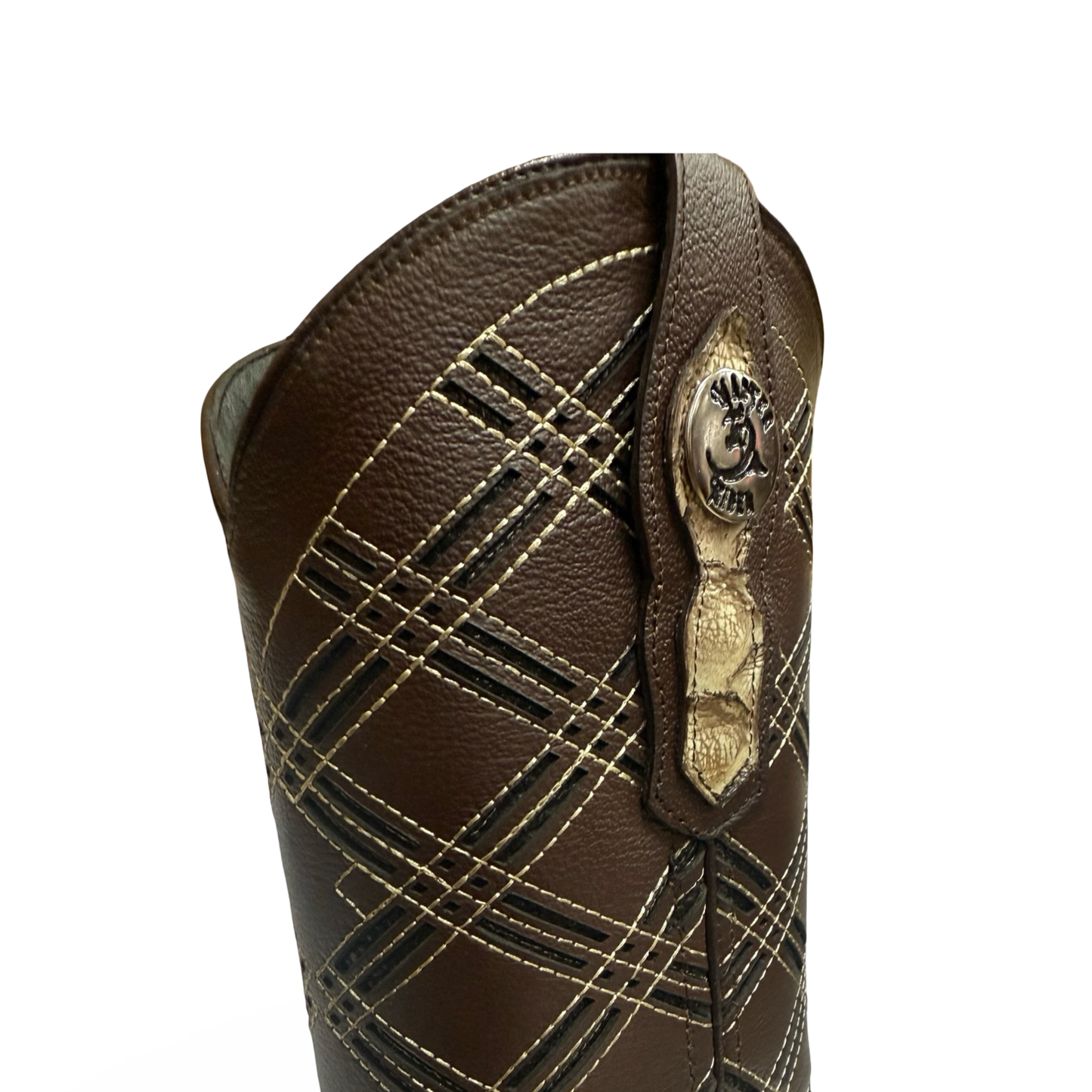 Master Rider Desert-Style Python Print Cowboy Boots