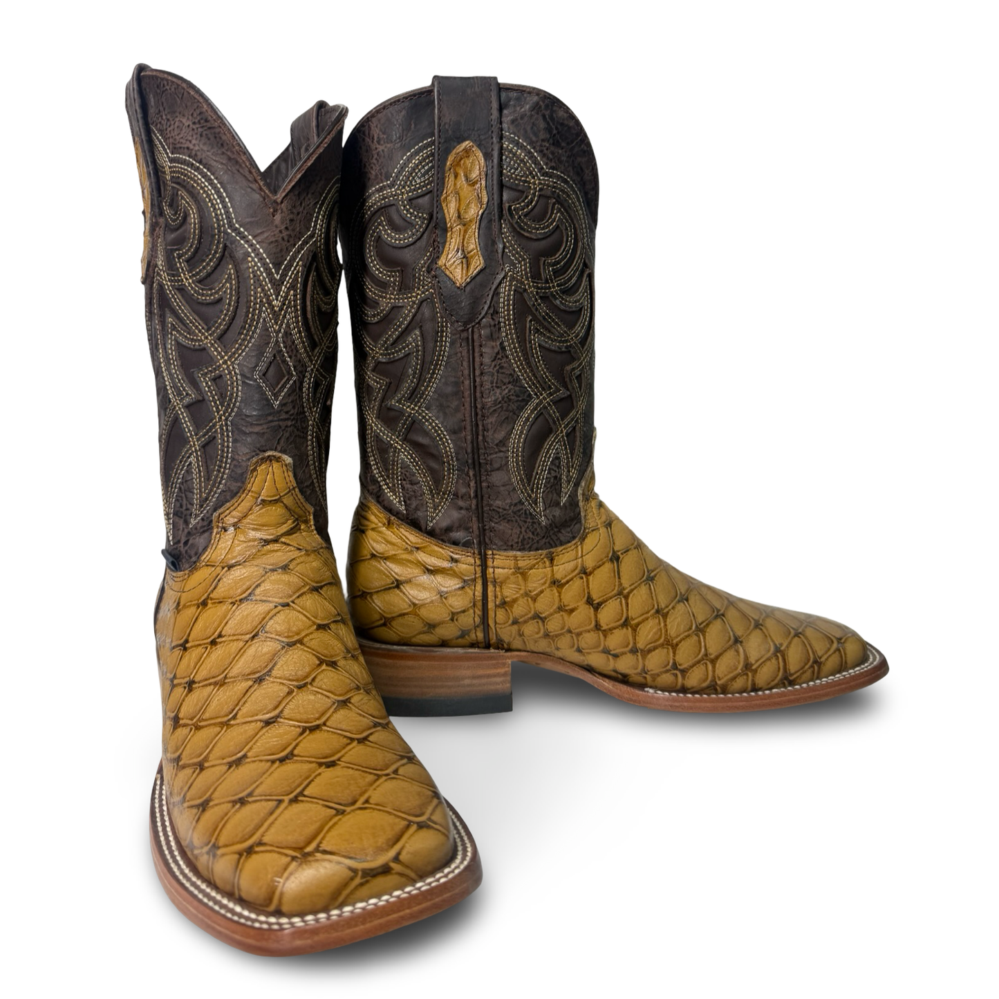 Rockem Honey Ant-Eater Print Cowboy Boots
