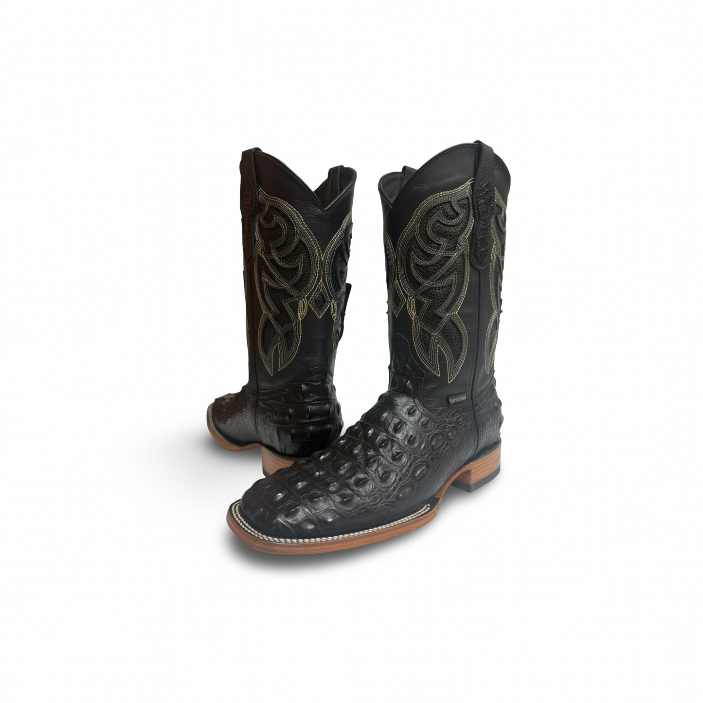 Nightfall Crocodile Crest — Master Rider Boots