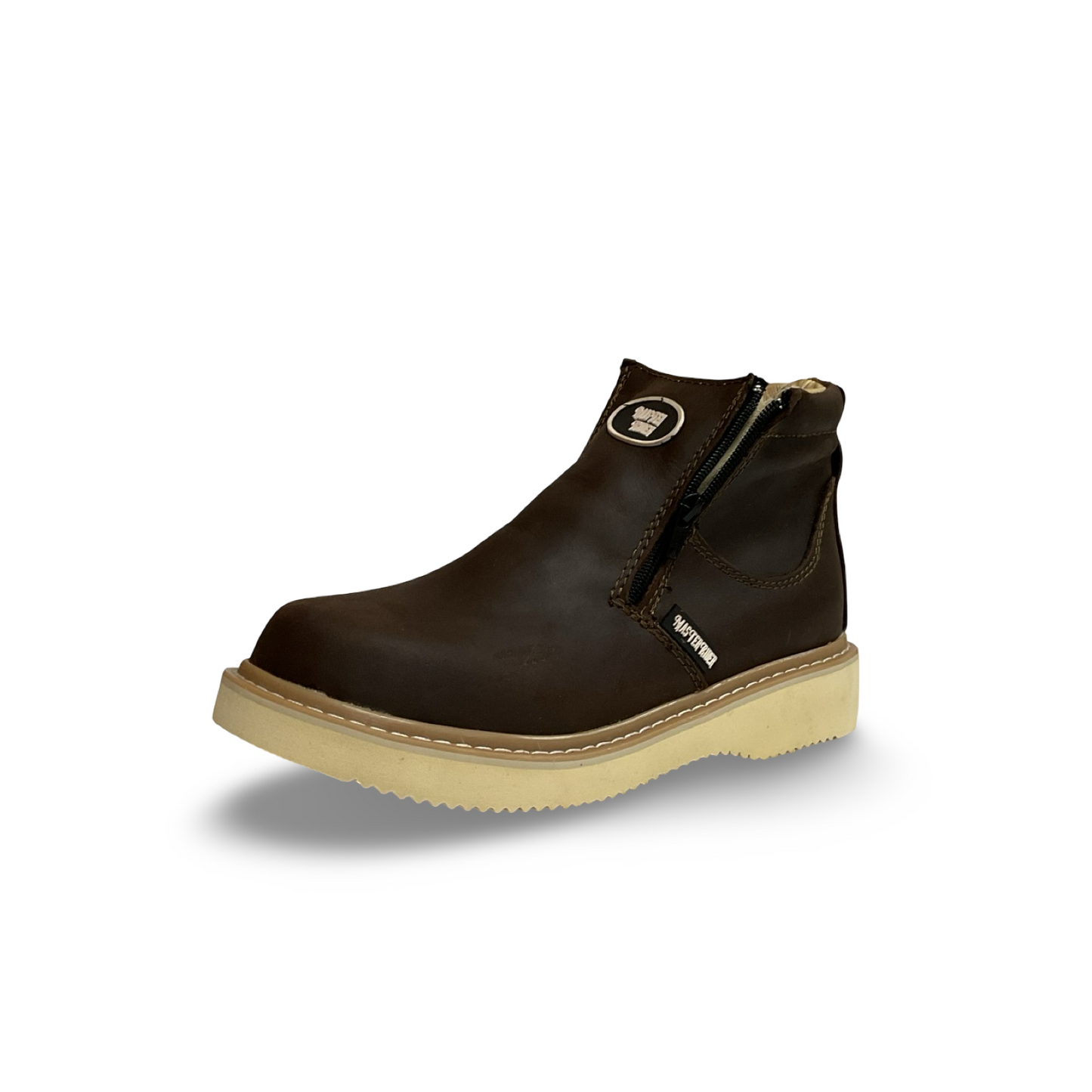 Master Rider Work Shoes Café Antideslizantes