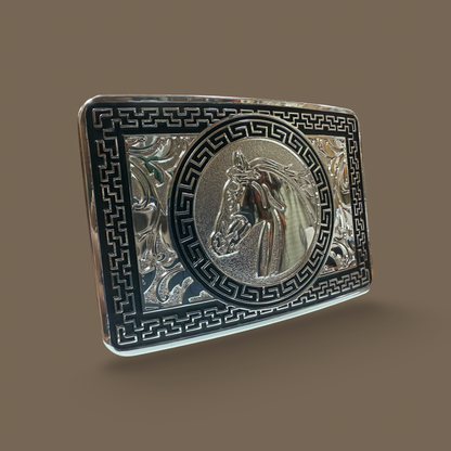 Hebilla Vaquera Silver Estilo Western