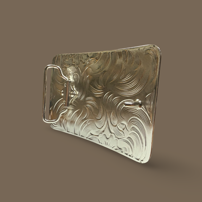 Hebilla Vaquera Silver Estilo Western