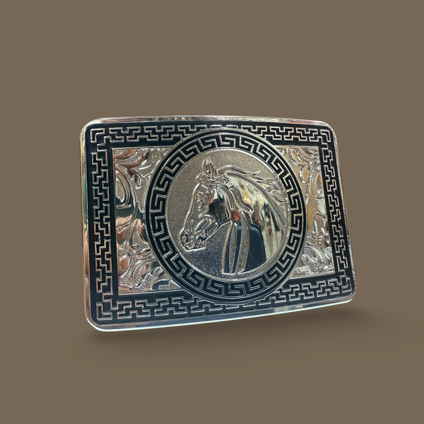 Hebilla Vaquera Silver Estilo Western