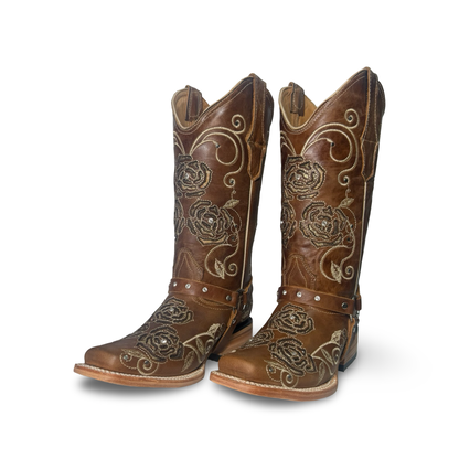 Cowgirl Boots – Laser Cut Detailing and Stylish Finish