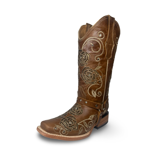 Cowgirl Boots – Laser Cut Detailing and Stylish Finish